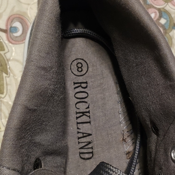 Rockland High Top Fold Down Tennis/ Sneaker, "Like New", Size 8 - Picture 2 of 5